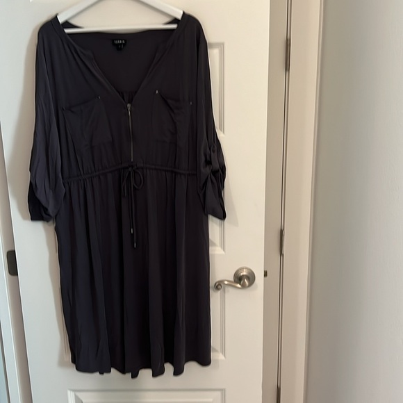 Torrid Women’s Grey Dress Soft Jersey style Fabric - Picture 4 of 10